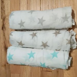 Aden + Anais muslin swaddlers